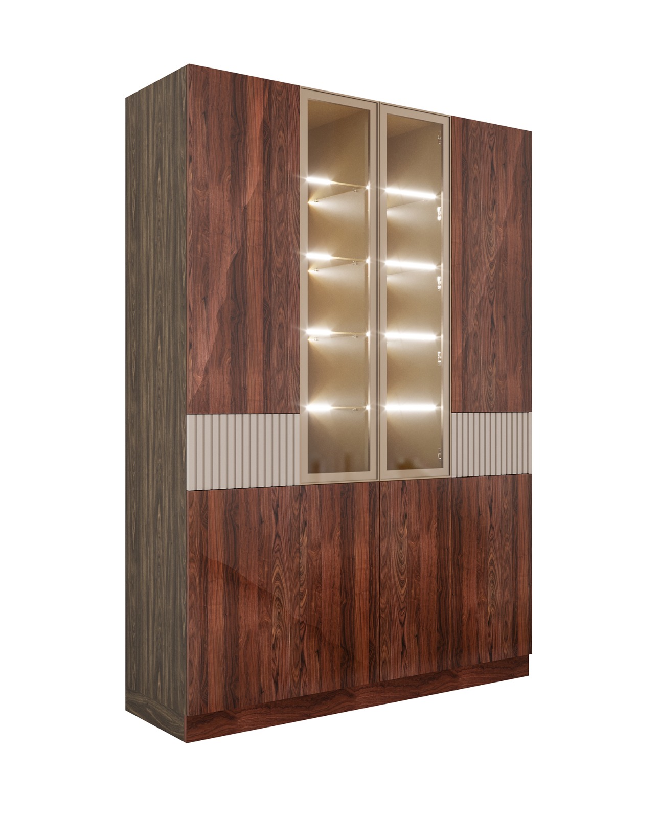 Роникон: Шкаф-стенка в массиве Палисандр Индийский арт 5735, фото 4