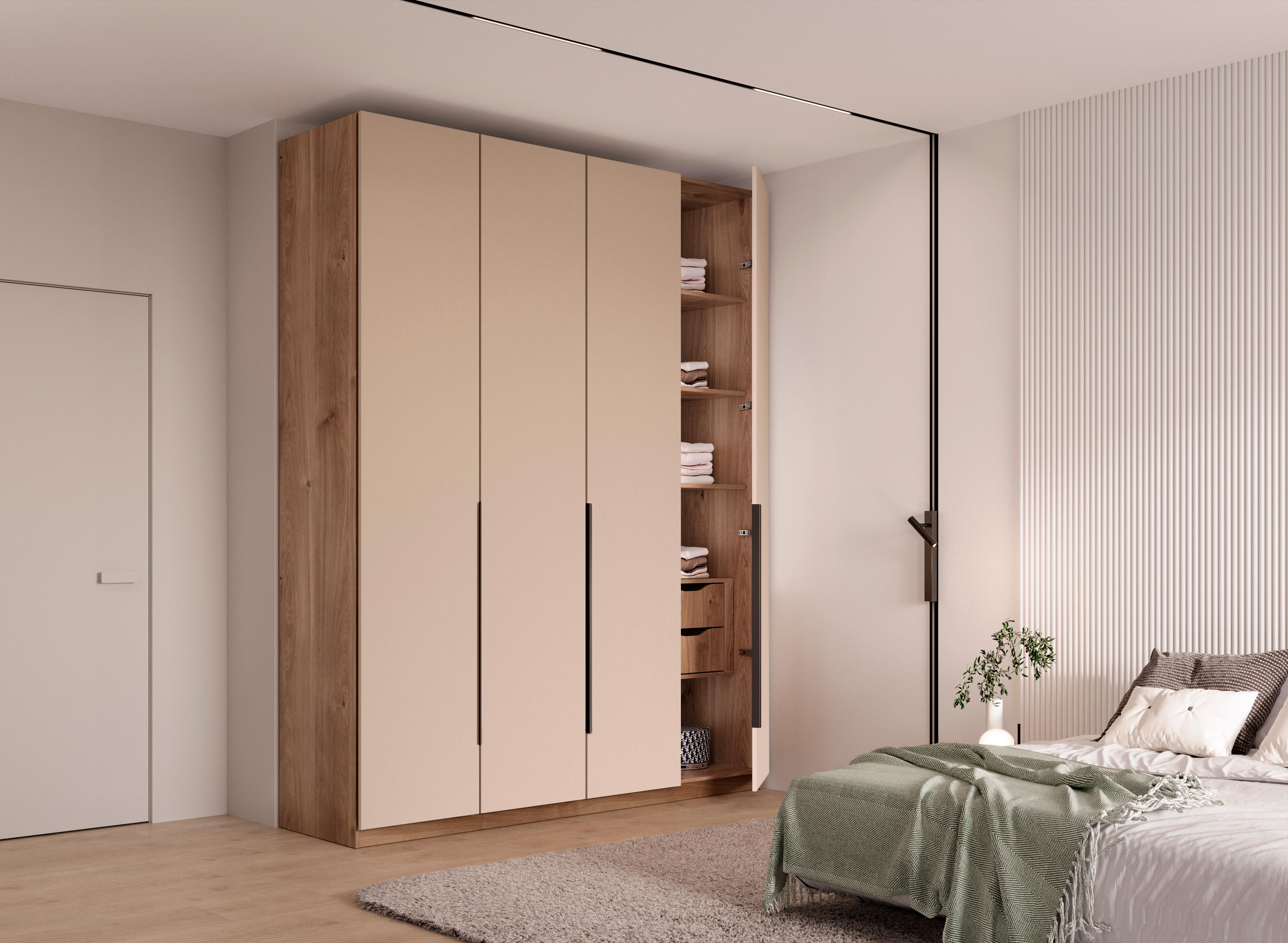 Роникон: Шкаф Стелла 432/1 с ящиками 180х240х57 арт 6030, фото 1