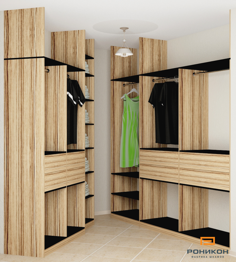 гардеробная лдсп пихта неброди рустикальная арт 10106 (Гардеробные комнаты) Вид 1