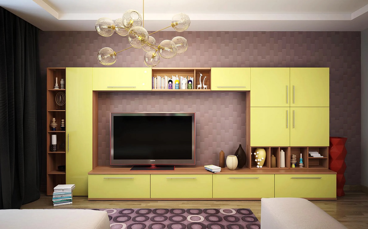 Роникон: Гостиная МДФ Жёлтый арт 622, фото 1