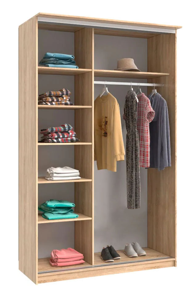 Роникон: Шкаф-купе Престиж ЭКО 100х240х60 см арт 820, фото 3