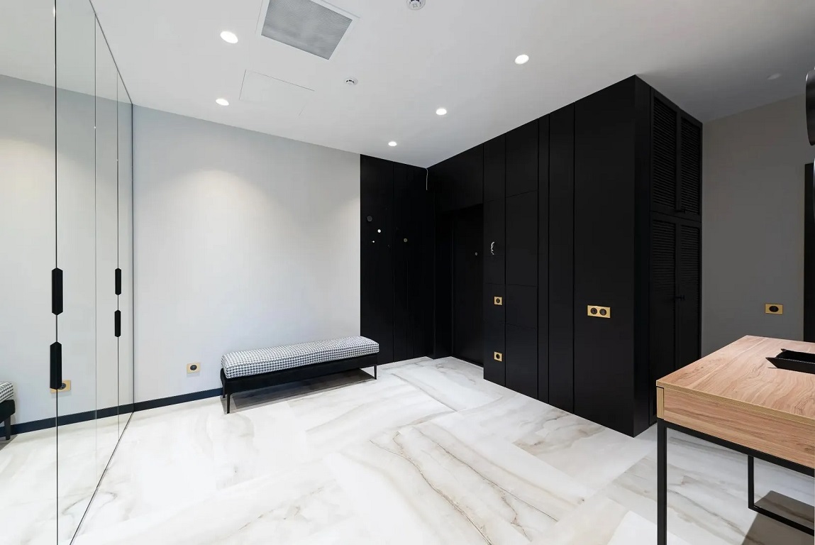 Роникон: Комплект в прихожую ЛДСП Чёрный Зеркало арт 7114, фото 1