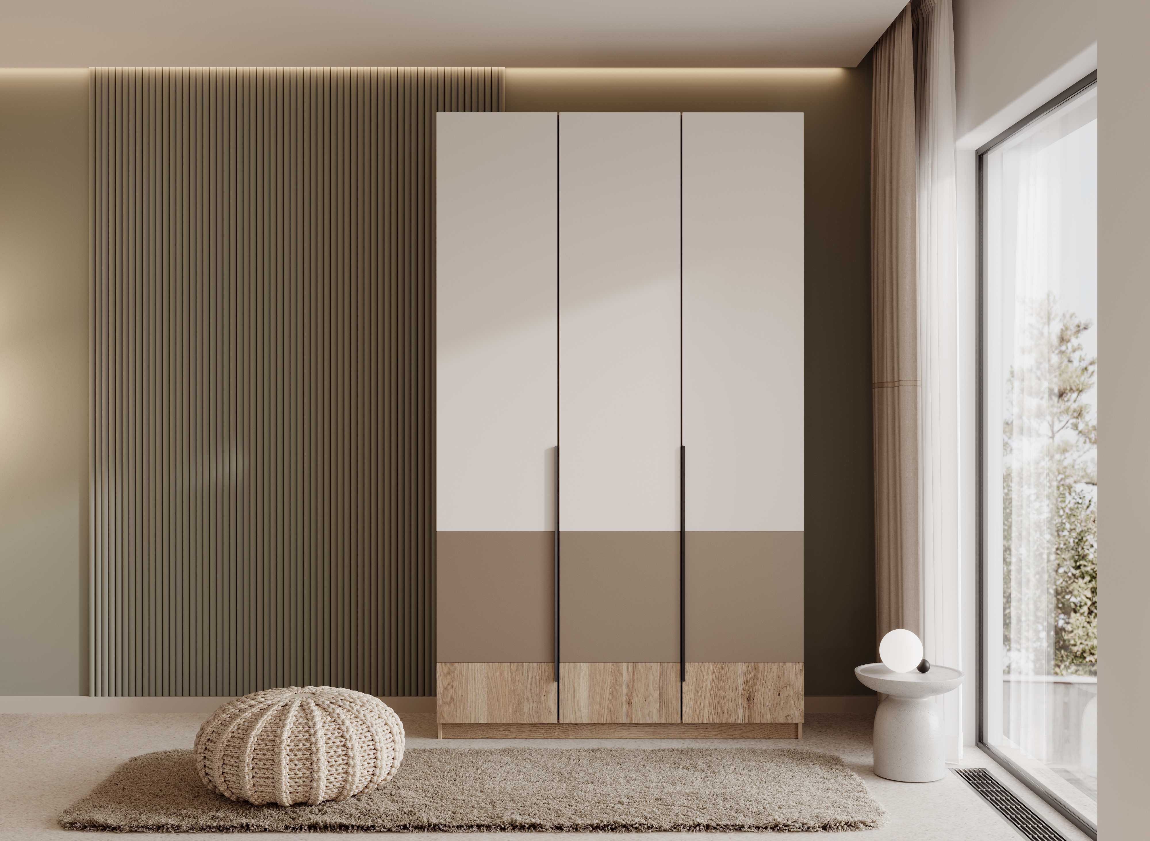 Роникон: Шкаф Стелла 334/3 с ящиками 150х240х57 арт 6049, фото 1