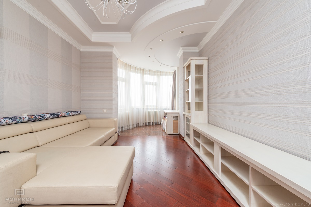 Роникон: Гарнитур в спальню МДФ в эмали Чистый белый / Белый полярный арт 18677, фото 2