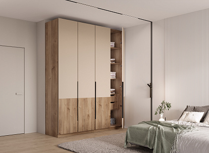 Роникон: Шкаф Стелла 432/2 с ящиками 180х240х57 арт 6041, рис. 1