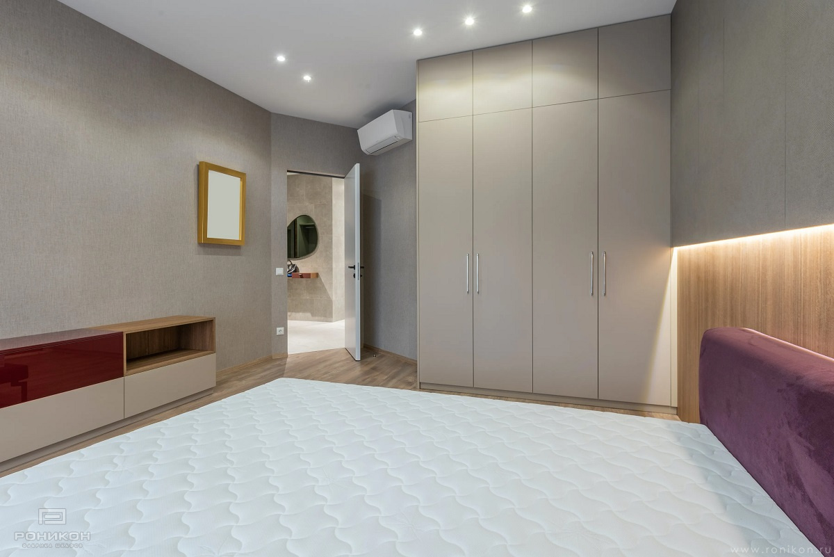 Роникон: Комплект в спальню ЛДСП Серый камень Дуб Гладстоун песочный арт 18701, фото 1