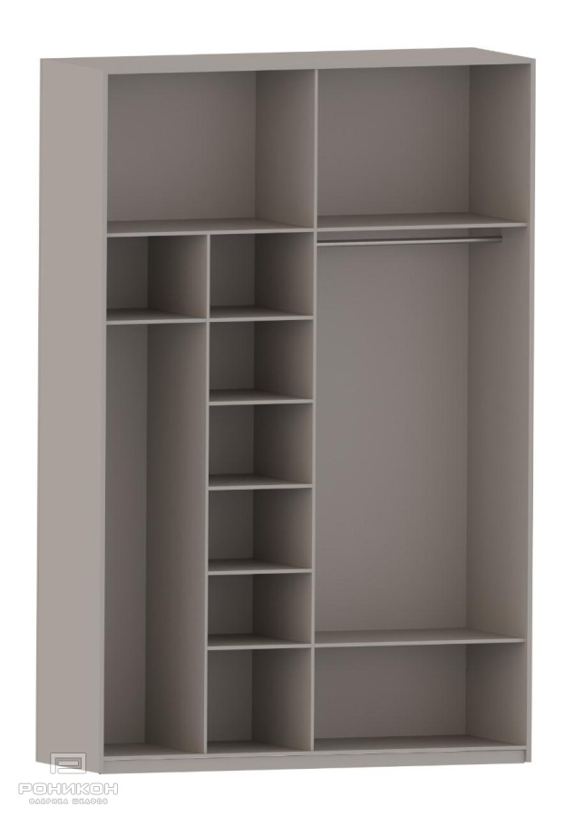 Роникон: Шкаф МДФ Платиново-серый арт 5737, фото 2