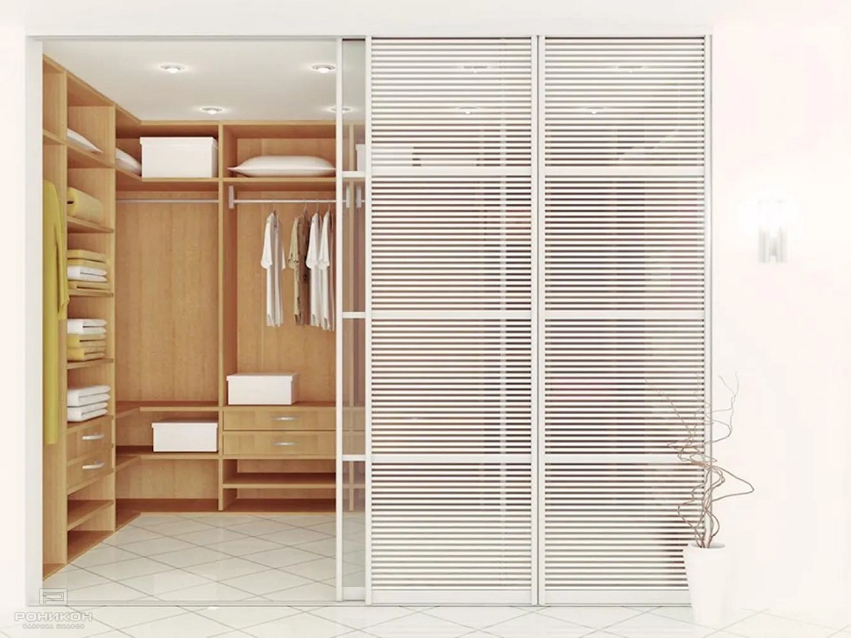 Роникон: Комплект для гардеробной Вишня Локарно Стекло арт 609, фото 1