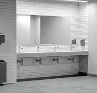 Комплект раковин в умывальную обеденного зала RAL 9010 арт 5693