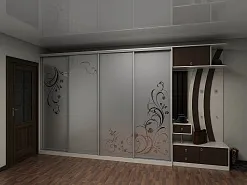 Прихожая ЛДСП Стекло плёнка с рисунком арт 5203