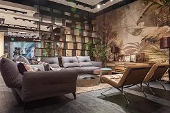 Гостиная ЛДСП Дуб Давос трюфель арт 18685