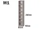 Модульная гардеробная Мантра-12 прямая 170х240х50 арт 6014 1