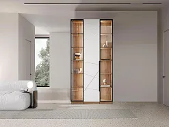 Шкаф Джелато-1 101/04-02 с полками 115х240х52 арт 6054