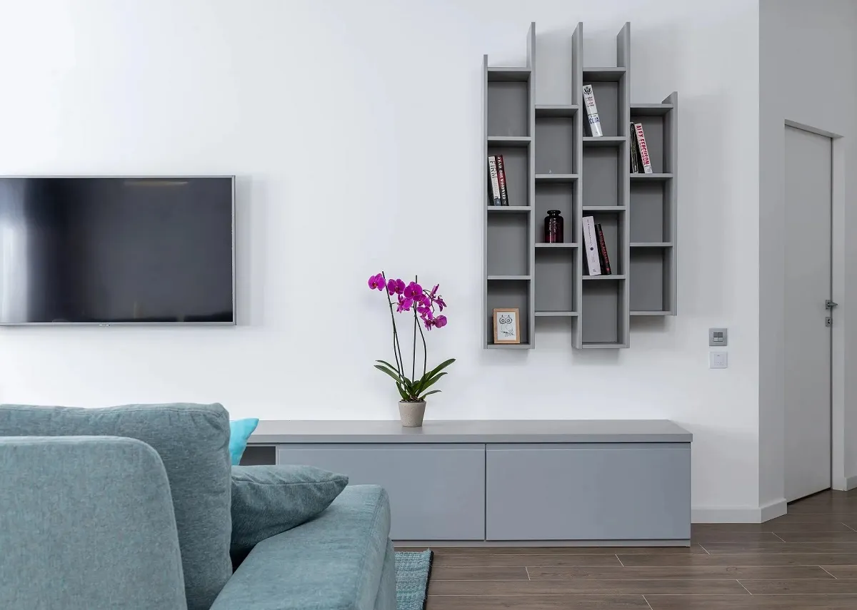 Роникон: Стенка ЛДСП Серебристо-серый арт 18695, фото 1