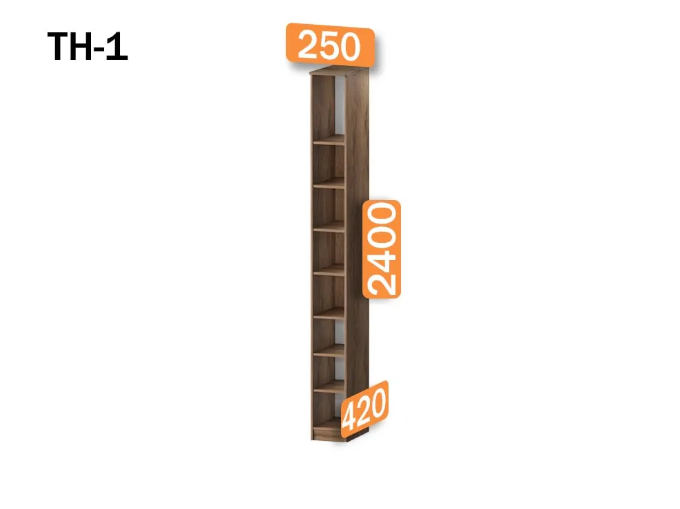 прихожая стефани-4 205х240х42 арт 6010 , двери МДФ Вид 2