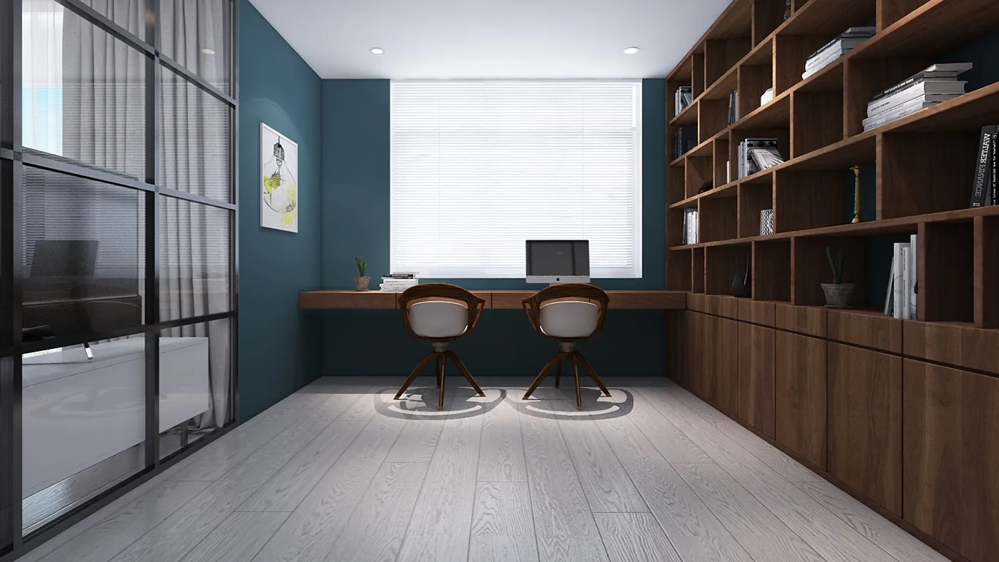 кабинет азалия арт 5678 (Книжные стеллажи) Вид 2