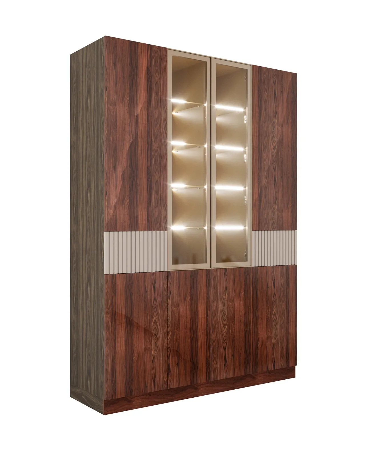 шкаф-стенка в массиве палисандр индийский арт 5735 (Натуральный массив) Вид 4