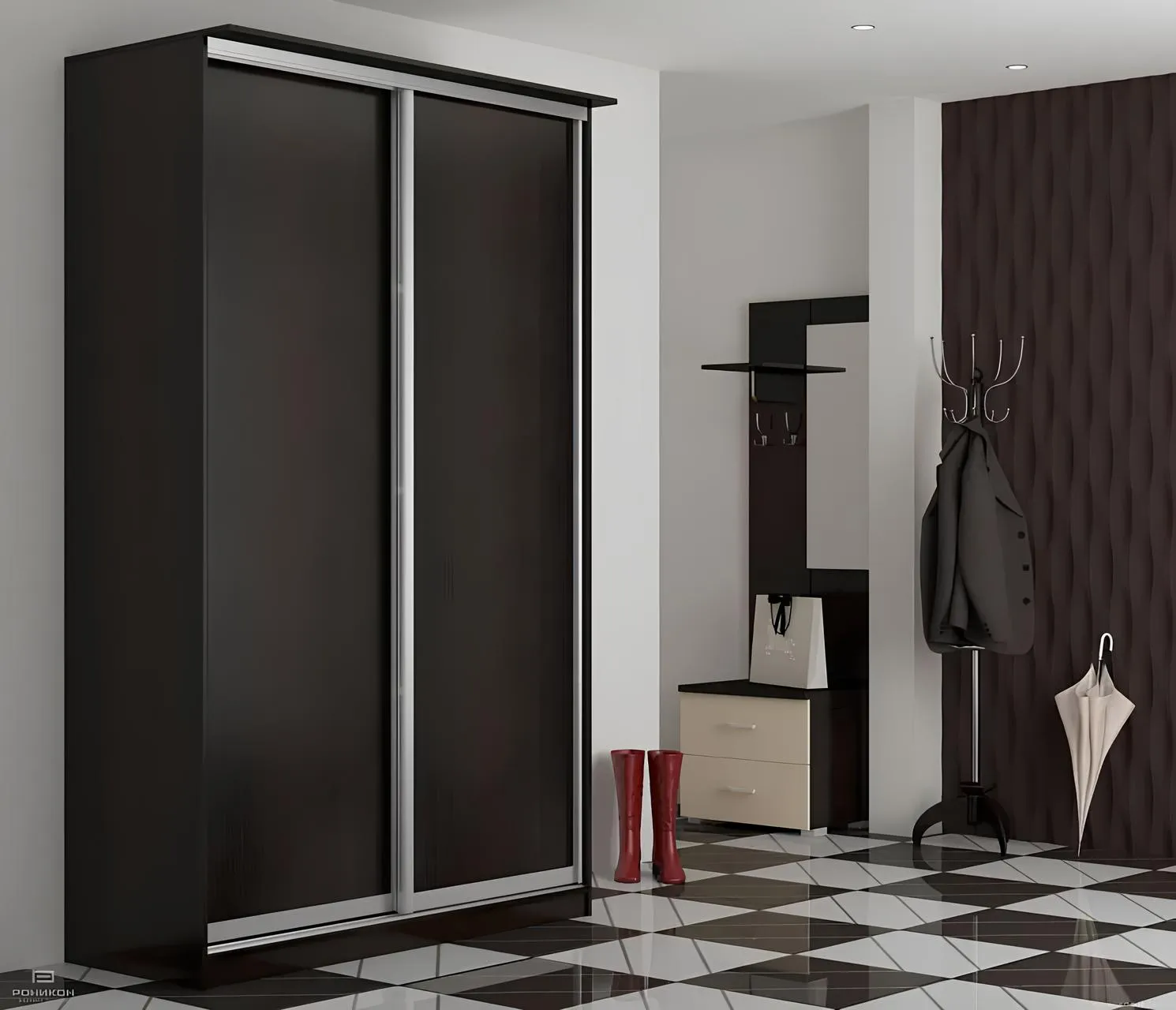 Роникон: Шкаф-купе Престиж арт 3356, фото 1