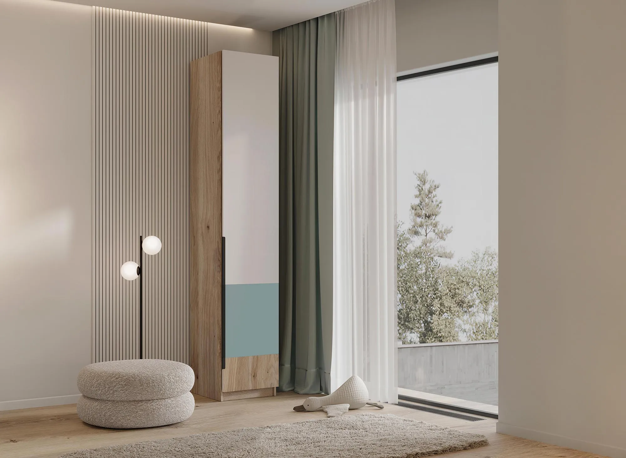 Роникон: Колонка Стелла 114/3 для одежды 50х240х57 арт 6044, фото 1