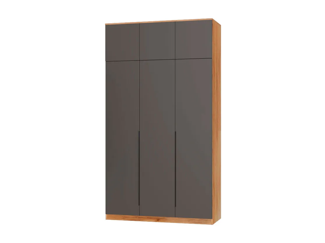 шкаф с антресолью фелиция 08 135х240х42 арт 7606 , двери ЛДСП Вид 2