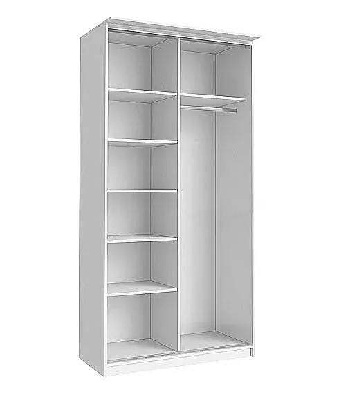 Роникон: Шкаф-купе Делюкс Ясень анкор светлый арт 4256, фото 2