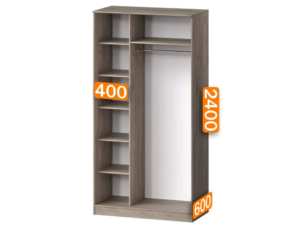 Роникон: Шкаф-купе Престиж ЭКО 160х240х60 см арт 10110, фото 2
