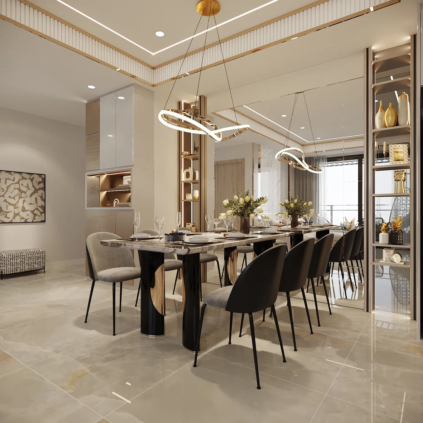 кухня-гостиная армерия арт 5686 (Проект Армерия) Вид 3