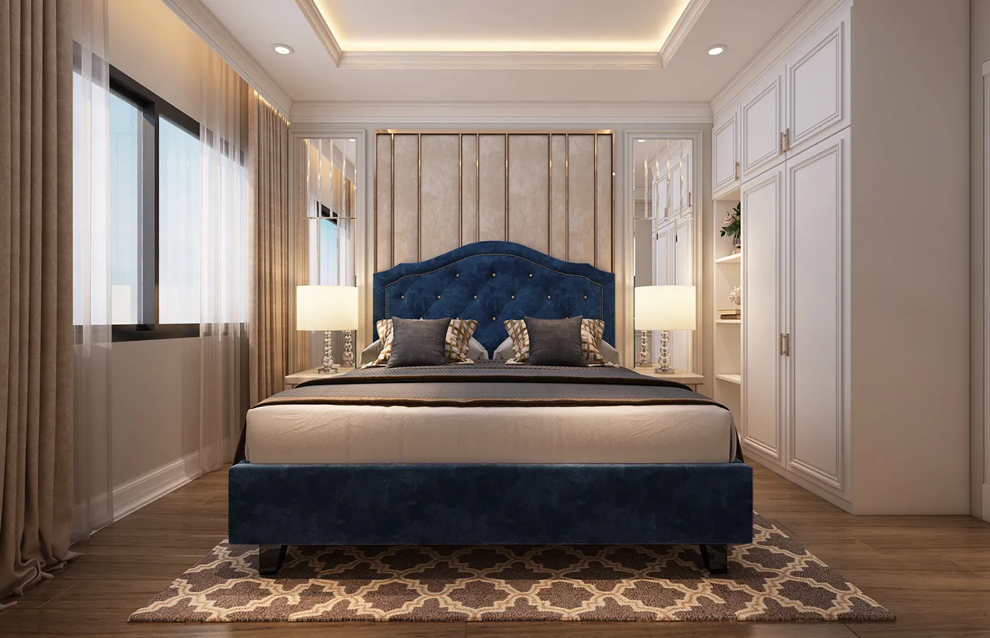 спальня альпиния арт 5681 (Проект Альпиния) Вид 1