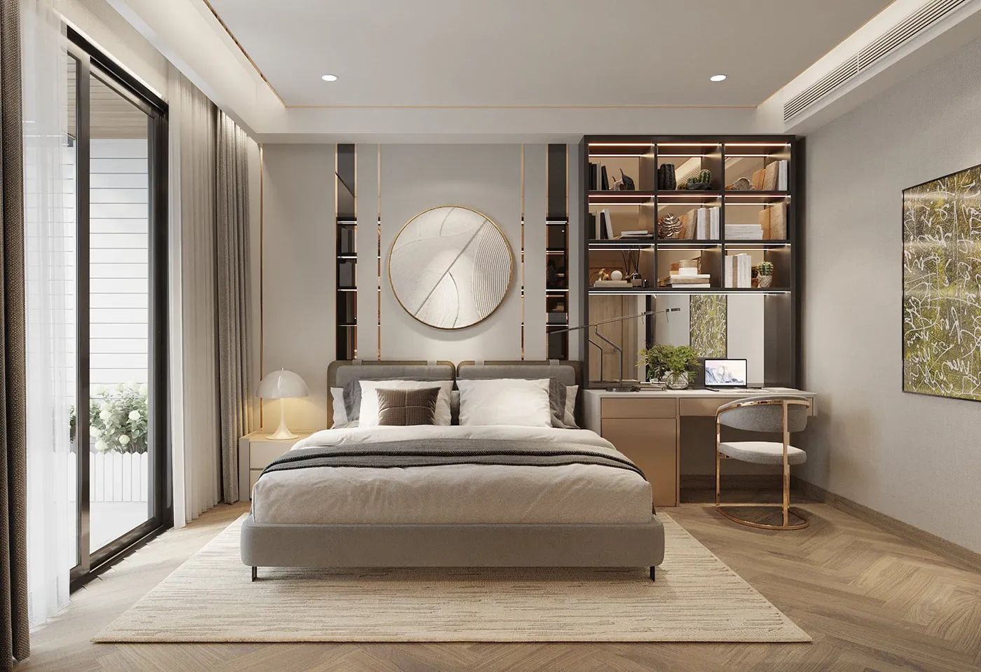 комплект в спальню армерия арт 5687 (Проект Армерия) Вид 2