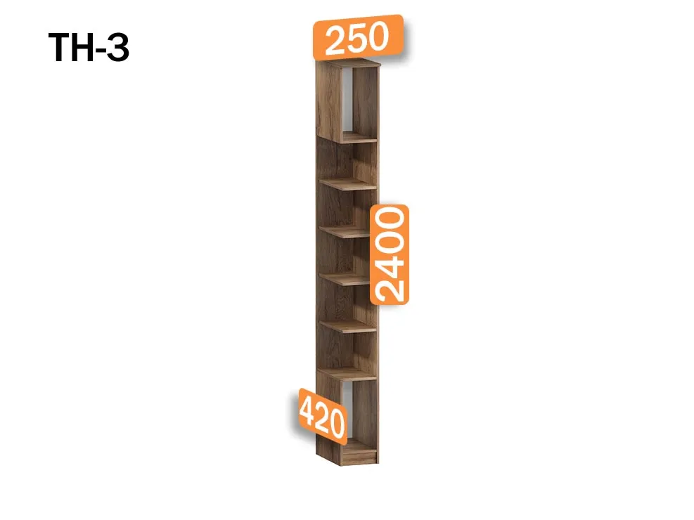 прихожая стефани-3 205х240х42 арт 6009 , двери МДФ Вид 2