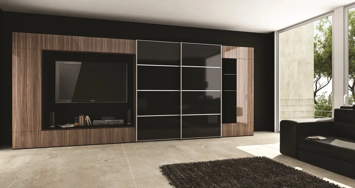 Роникон: Гостиная ЛДСП Чёрный Дуб Чарльстон тёмно-коричневый арт 613, фото 1